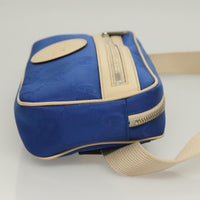 Gucci Off The Grid Belt Bag Gg Econyl Blue Canvas Shoulder Bag Bag (Pre-Loved)