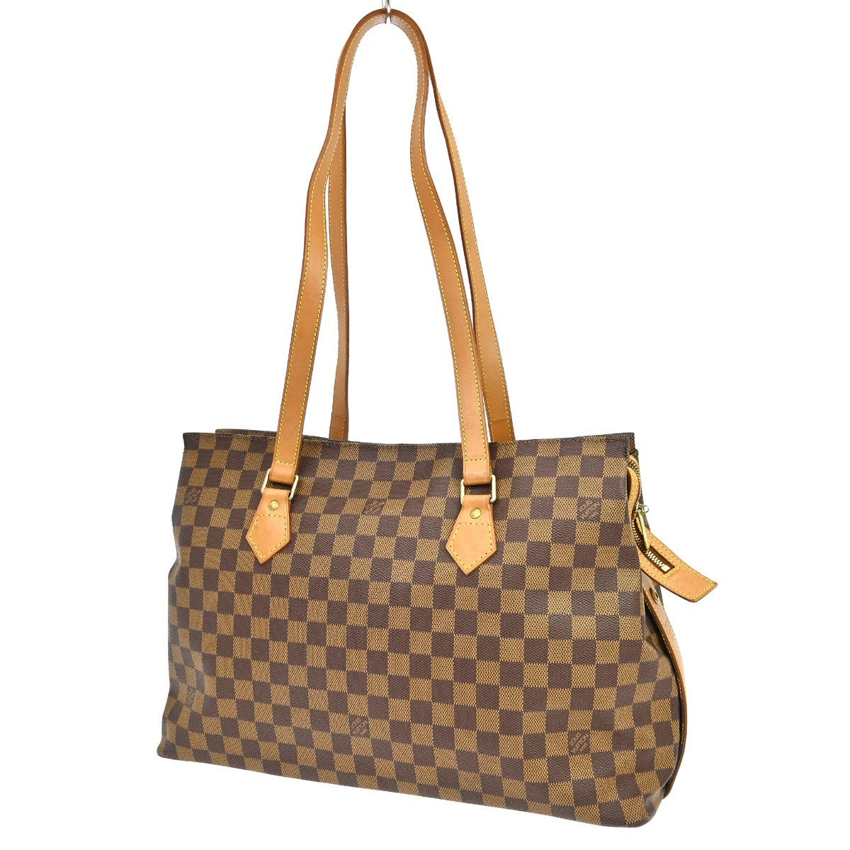 Louis Vuitton Chelsea Handbag Centenaire Damier Brown Canvas Tote Bag Bag (Authentic Pre-Loved)