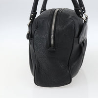 Salvatore Ferragamo Gancini Buckle Shoulder Bag Leather Black Leather Shoulder Bag Bag (Authentic Pre-Loved)