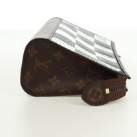 Louis Vuitton Standing Pouch Monogram Chess Coated Canvas And Pvc Brown Canvas Clutche & Pouche Bag (Authentic Pre-Loved)