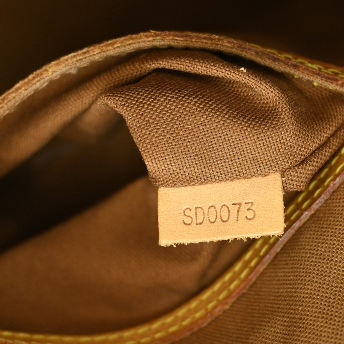 Louis Vuitton Alma Handbag Monogram Canvas Brown Canvas Handbag (Pre-Loved)