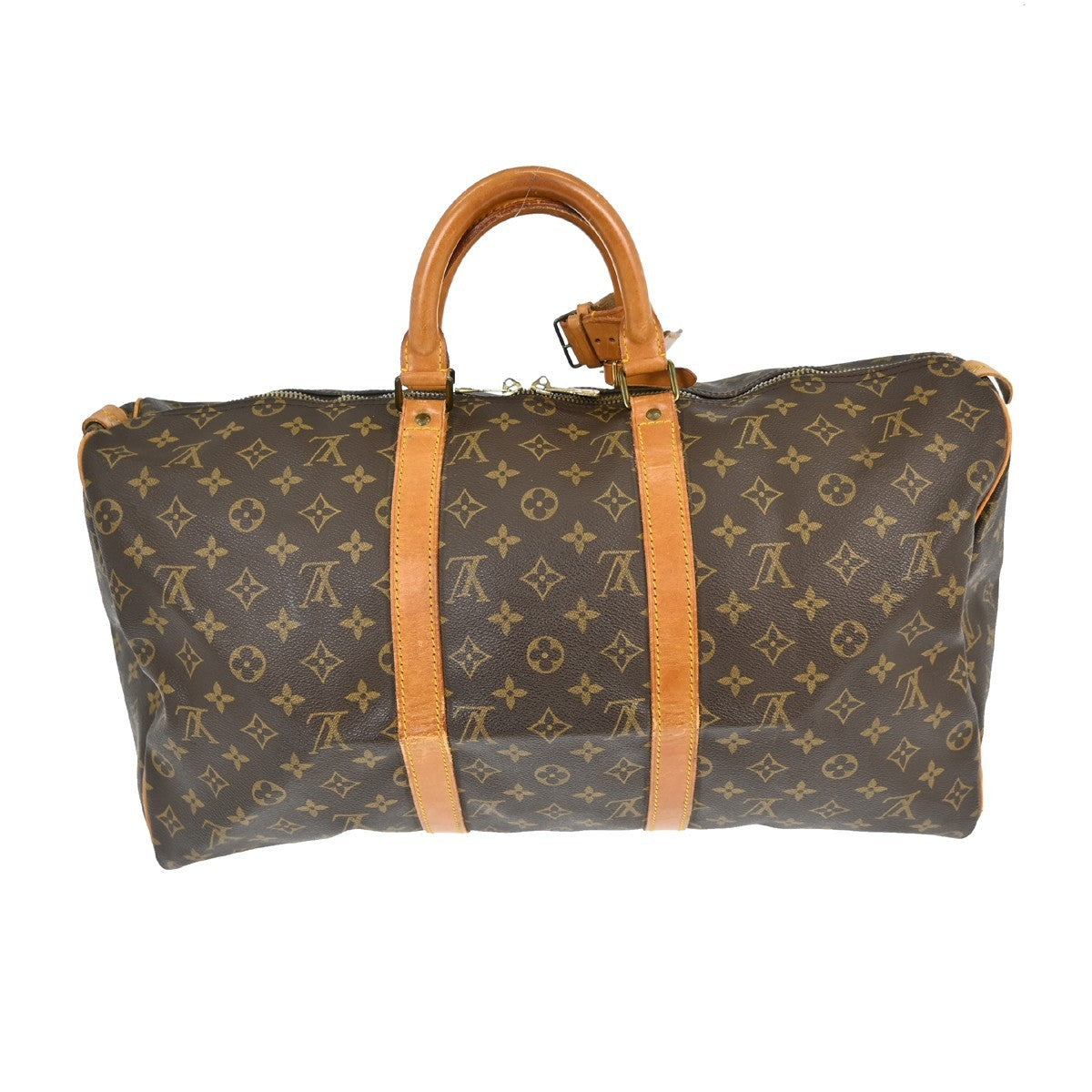 Louis Vuitton Louis Vuitton Keepall Bag Monogram Canvas Brown Canvas Travel Bag Bag (Pre-Loved)