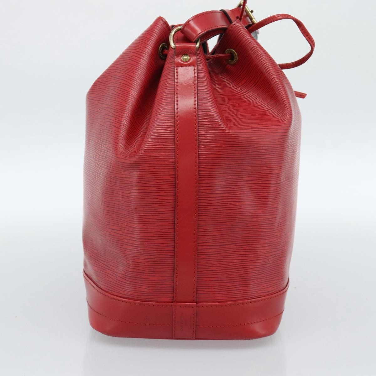 Louis Vuitton Louis Vuitton Petit Noe Nm Handbag Epi Leather Red Leather Shoulder Bag Bag (Pre-Loved)