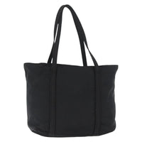 Prada Vintage Zip Tote Tessuto Black Nylon Tote Bag Bag (Authentic Pre-Loved)