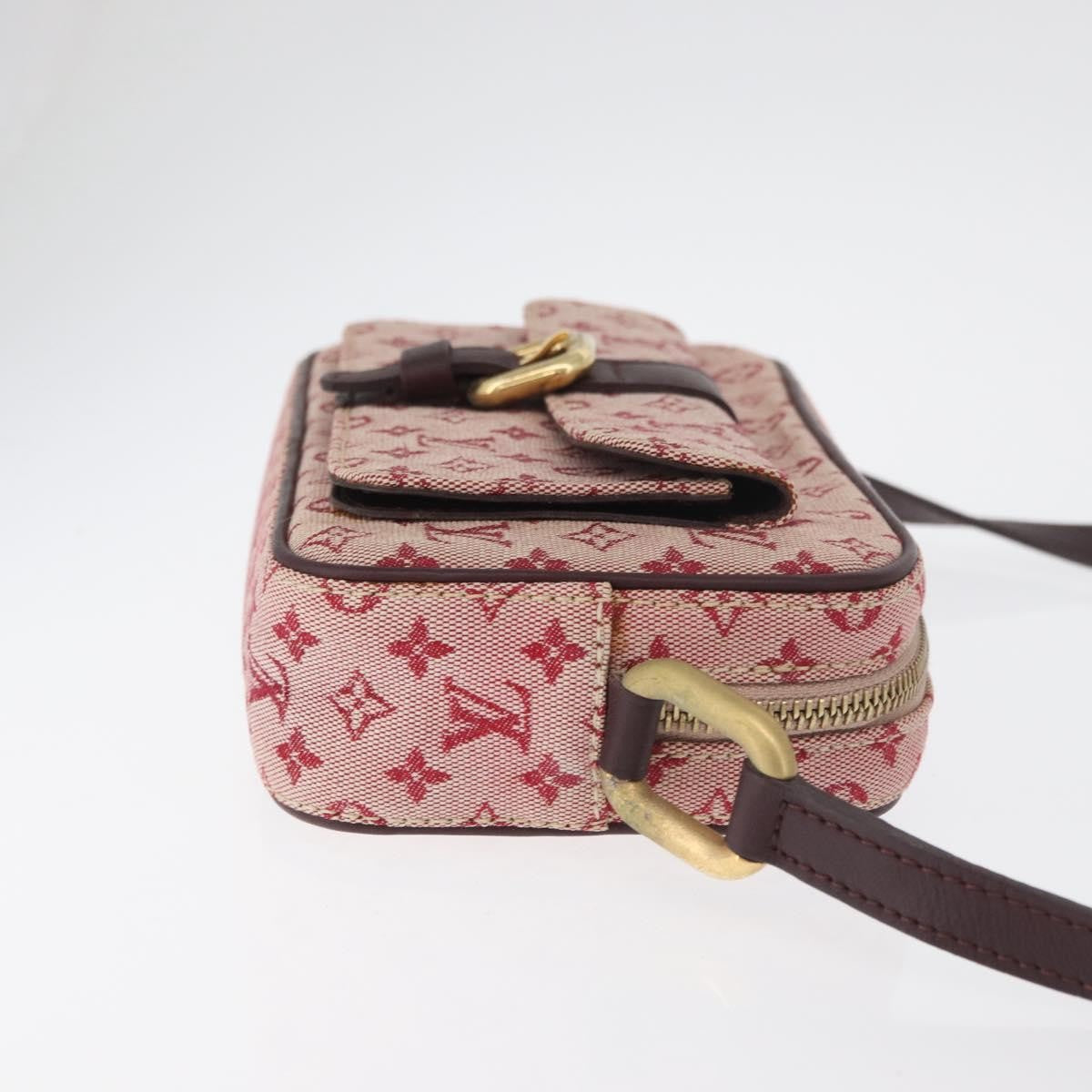 Louis Vuitton Juliette Crossbody Bag Mini Lin Red Canvas Shoulder Bag Bag (Authentic Pre-Loved)
