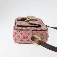 Louis Vuitton Juliette Crossbody Bag Mini Lin Red Canvas Shoulder Bag Bag (Authentic Pre-Loved)
