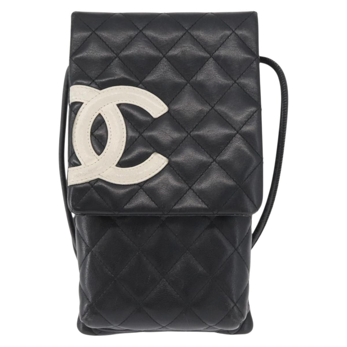 Chanel Cambon Flap Crossbody Bag Quilted Lambskin Silver Leather Shoulder Bag Bag (Authentic Pre-Loved)