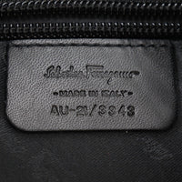 Salvatore Ferragamo Gancini Shoulder Bag Canvas Red Canvas Shoulder Bag Bag (Authentic Pre-Loved)