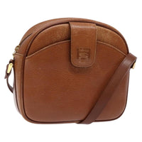 Burberry Shoulder Bag Leather Brown Leather Shoulder Bag Bag (Authentic Pre-Loved)