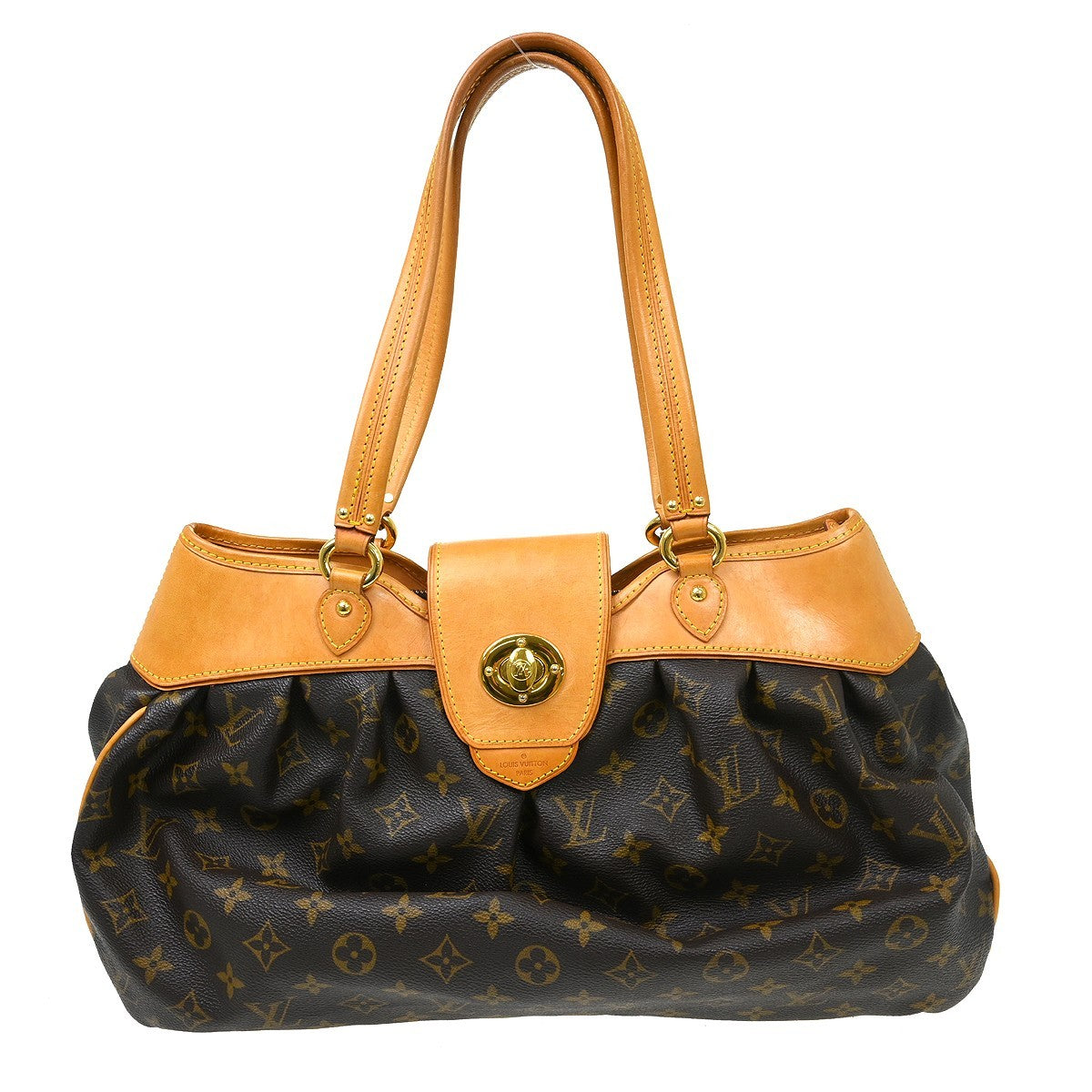 Louis Vuitton Boetie Handbag Monogram Canvas Brown Canvas Shoulder Bag Bag (Authentic Pre-Loved)