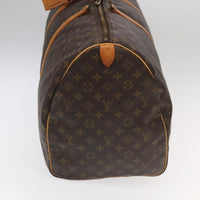 Louis Vuitton Keepall Bag Monogram Canvas Brown Canvas Travel Bag Bag (Pre-Loved)