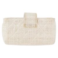 Chanel Vintage Clutch Tweed White Tweed Clutche & Pouche Bag (Pre-Loved)