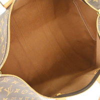 Louis Vuitton Keepall Bag Monogram Canvas Brown Canvas Travel Bag Bag (Authentic Pre-Loved)