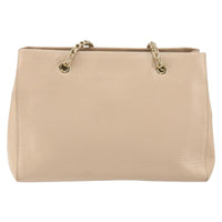 Salvatore Ferragamo Vala Shoulder Bag Leather Beige Leather Shoulder Bag Bag (Pre-Loved)