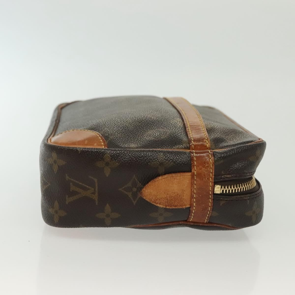 Louis Vuitton Compiegne Canvas Brown Canvas Clutche & Pouche Bag (Pre-Loved)