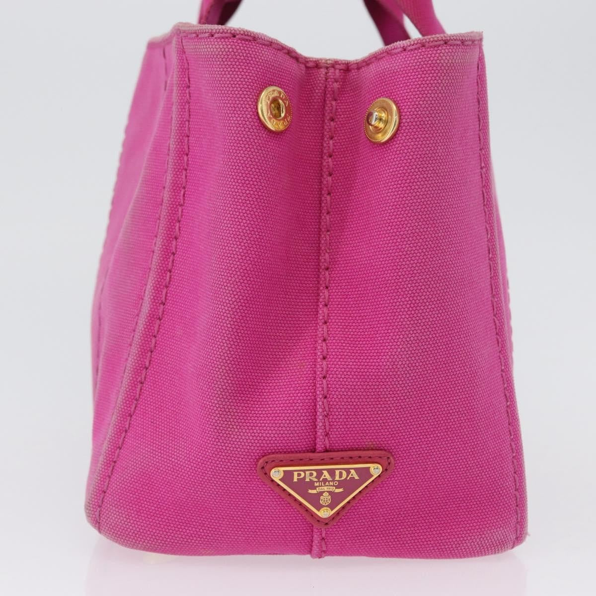 Prada Prada Canapa Tote Canvas Pink Canvas Tote Bag Bag (Pre-Loved)