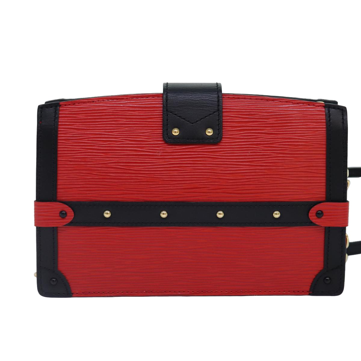 Louis Vuitton Trunk Clutch Epi Leather Red Leather Shoulder Bag Bag (Authentic Pre-Loved)