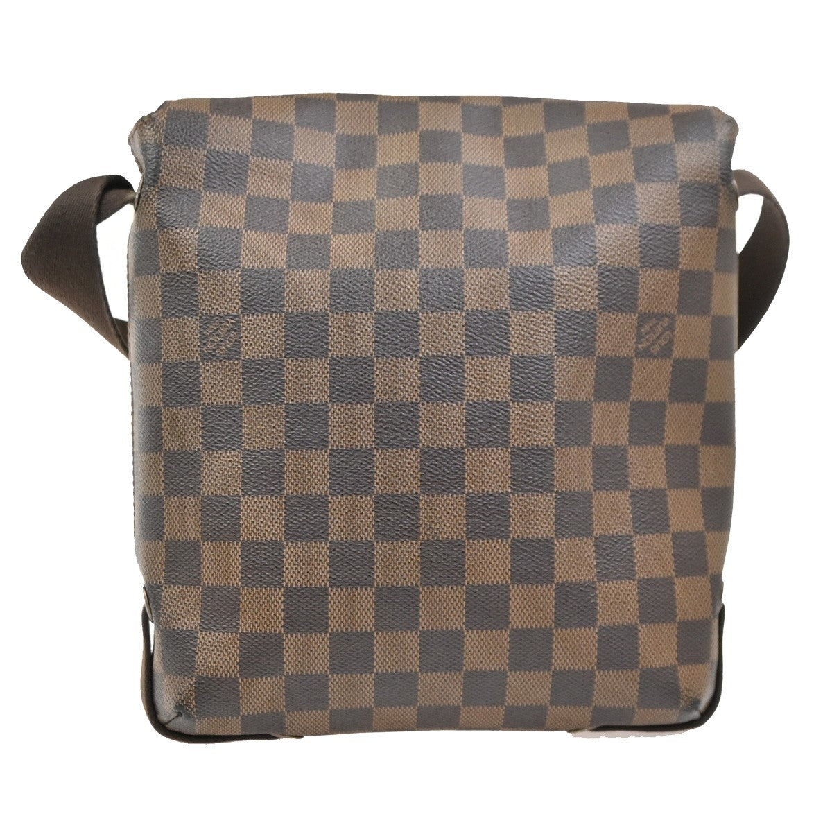 Louis Vuitton Brooklyn Handbag Damier Brown Canvas Shoulder Bag Bag (Pre-Loved)