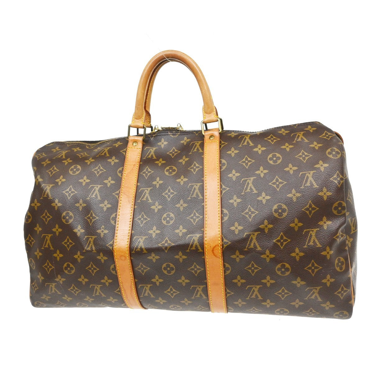 Louis Vuitton Louis Vuitton Keepall Bag Monogram Canvas Brown Canvas Travel Bag Bag (Authentic Pre-Loved)
