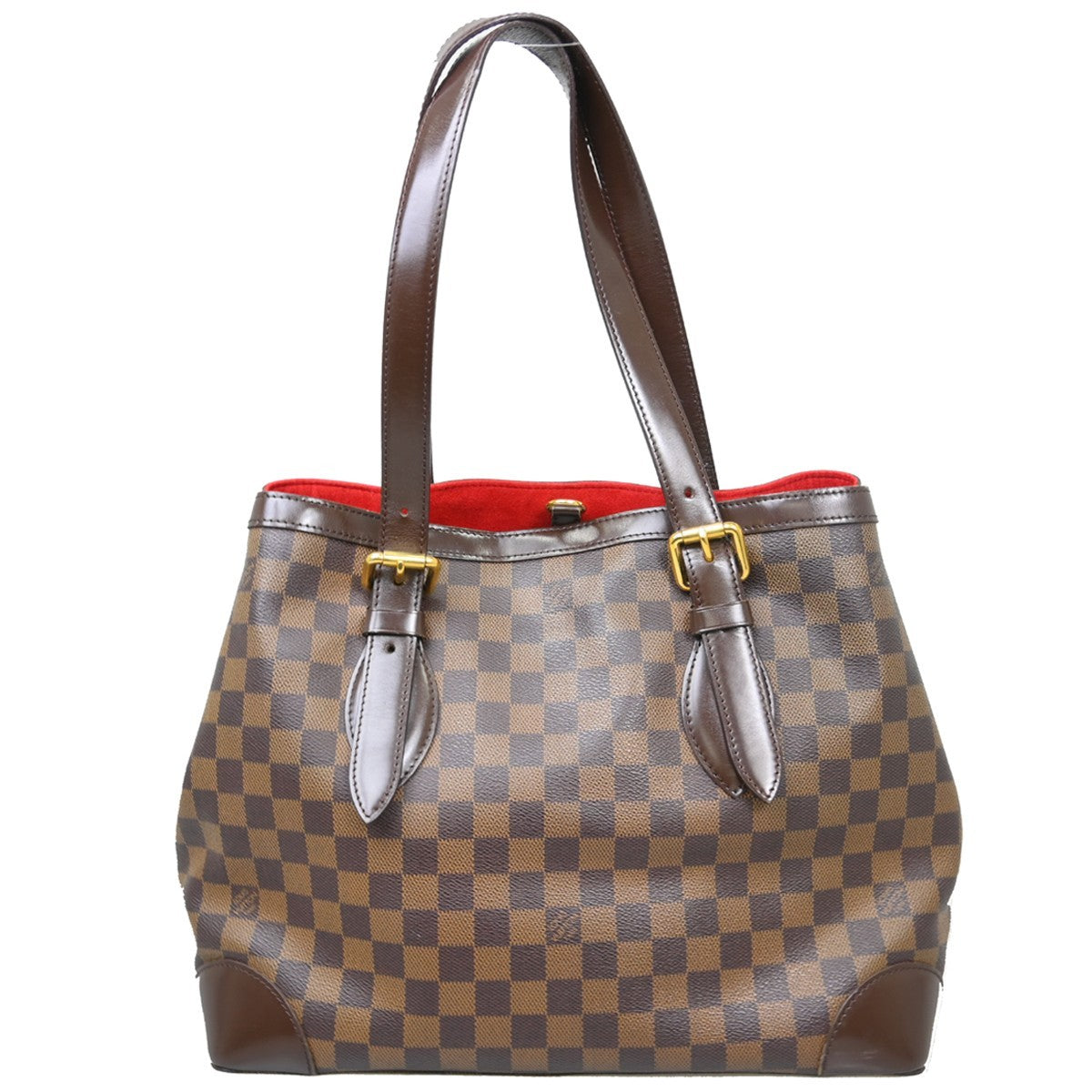 Louis Vuitton Hampstead Handbag Damier Brown Canvas Tote Bag Bag (Pre-Loved)