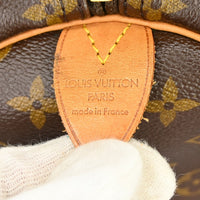 Louis Vuitton Keepall Bag Monogram Canvas Brown Canvas Travel Bag Bag (Authentic Pre-Loved)