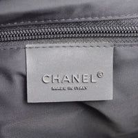 Chanel Sport Line Flap Messenger Bag Wool And Nylon Black Nylon Shoulder Bag Bag (Authentic Pre-Loved)