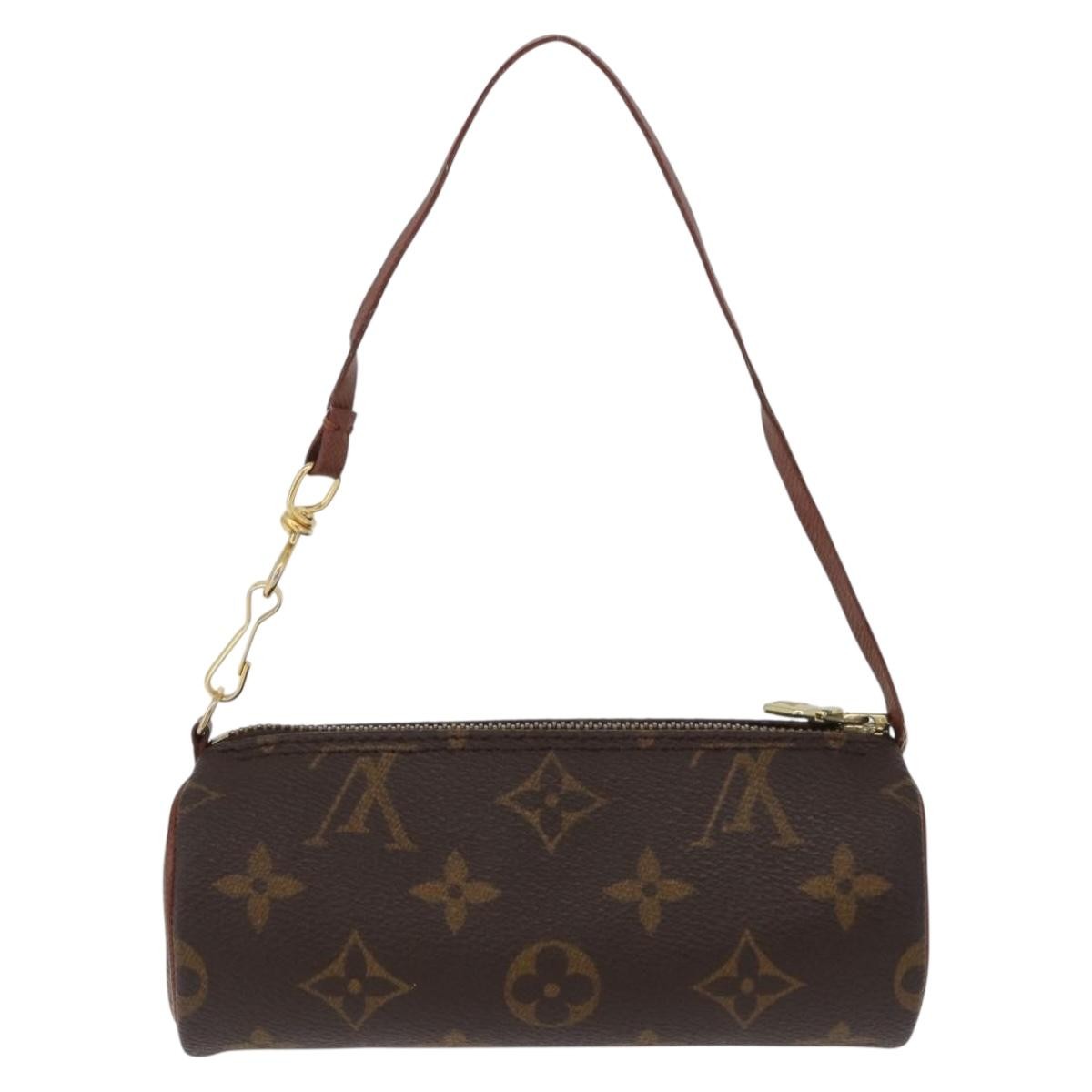 Louis Vuitton Papillon Pochette Monogram Canvas Brown Canvas Clutche & Pouche Bag (Authentic Pre-Loved)