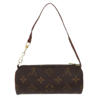 Louis Vuitton Papillon Pochette Monogram Canvas Brown Canvas Clutche & Pouche Bag (Authentic Pre-Loved)