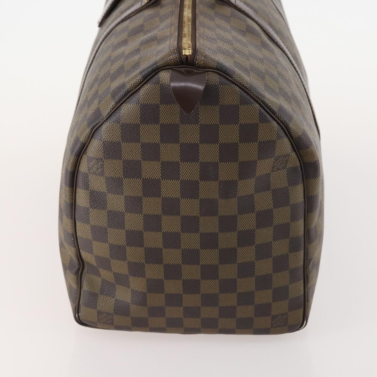 Louis Vuitton Keepall Bag Damier Brown Canvas Travel Bag Bag (Authentic Pre-Loved)