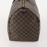 Louis Vuitton Keepall Bag Damier Brown Canvas Travel Bag Bag (Authentic Pre-Loved)