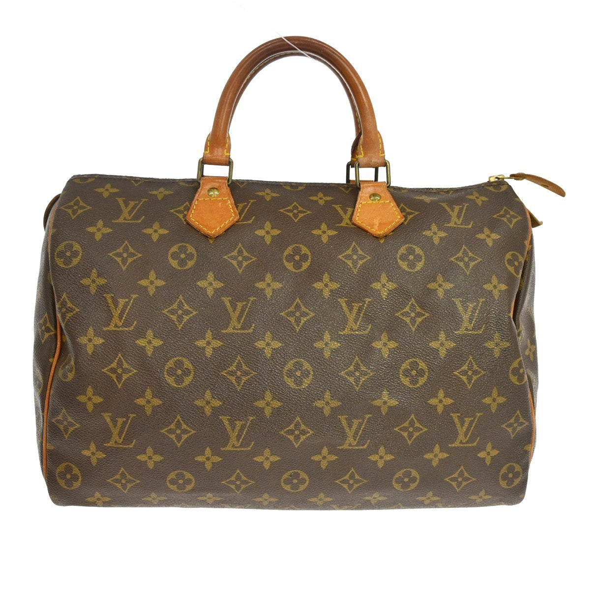 Louis Vuitton Louis Vuitton Speedy Handbag Monogram Canvas Brown Canvas Handbag (Pre-Loved)