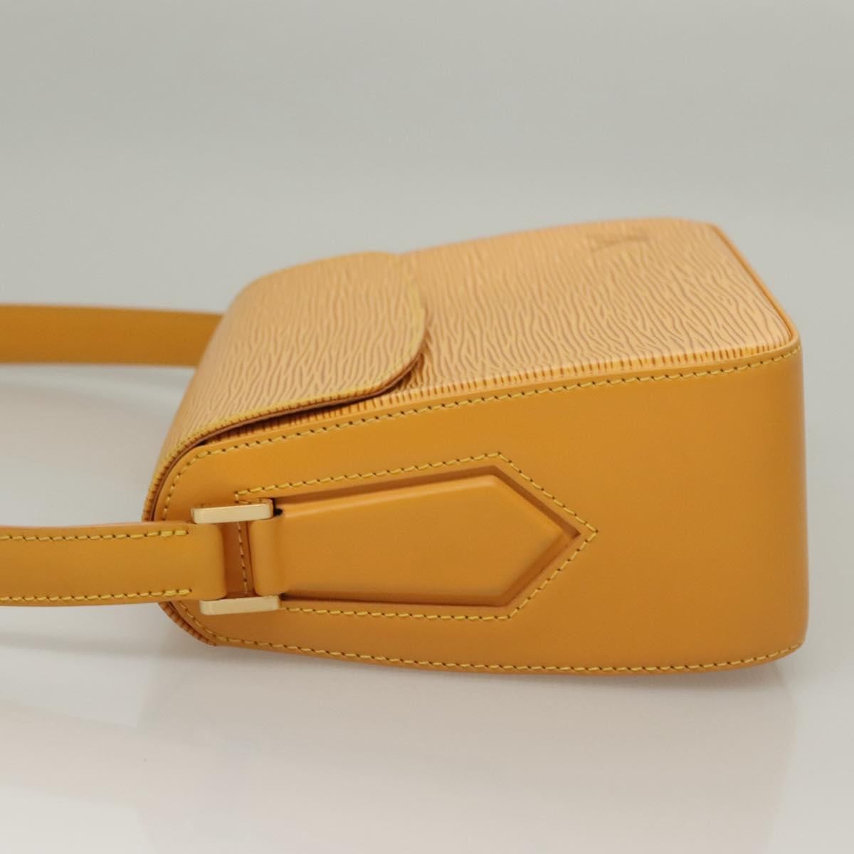 Louis Vuitton Buci Handbag Epi Leather Yellow Leather Shoulder Bag Bag (Authentic Pre-Loved)