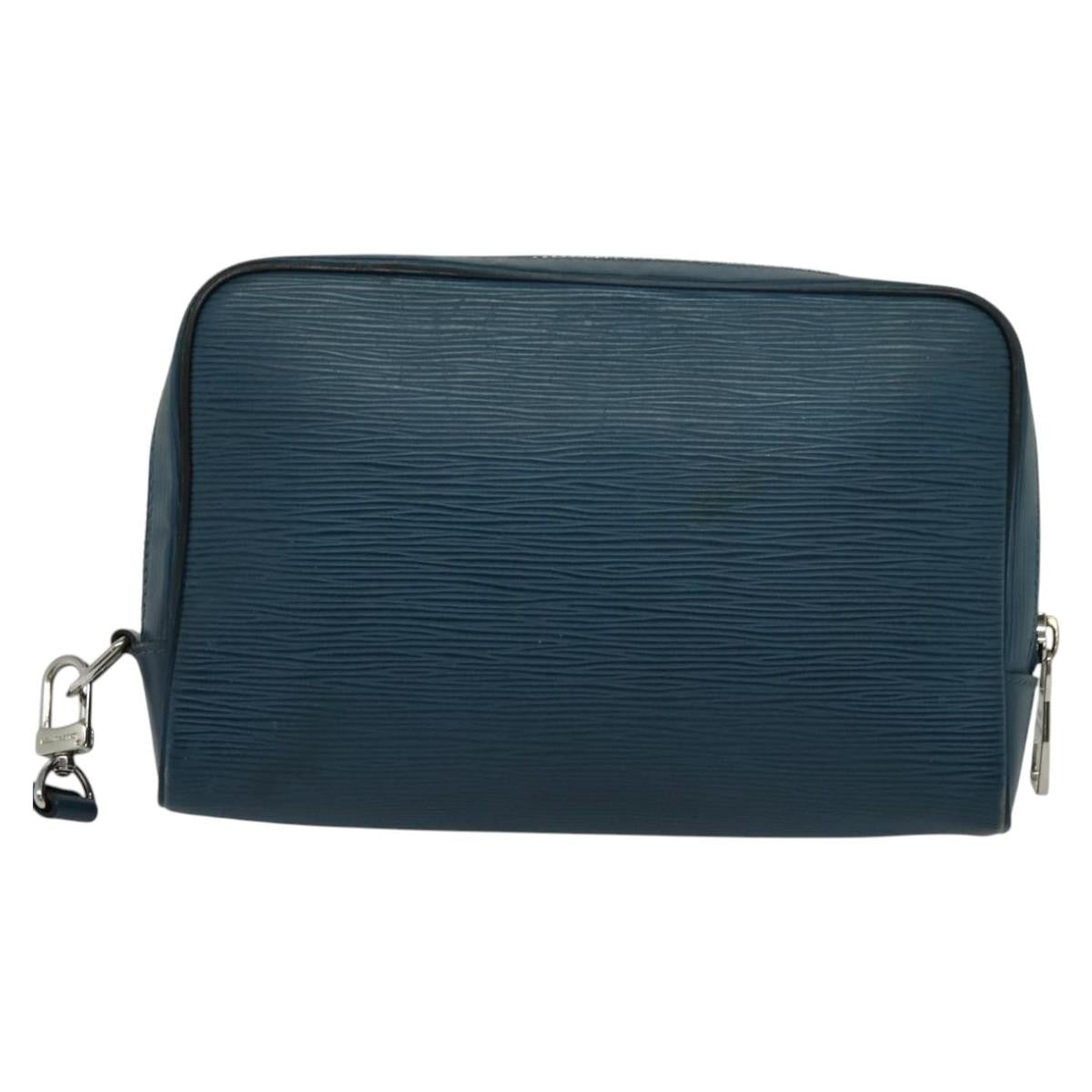 Louis Vuitton Neo Hoche Clutch Epi Leather Blue Leather Clutche & Pouche Bag (Authentic Pre-Loved)