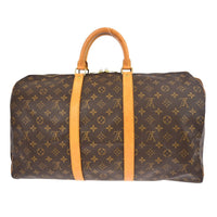 Louis Vuitton Louis Vuitton Keepall Bag Monogram Canvas Brown Canvas Travel Bag Bag (Pre-Loved)