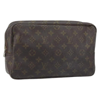 Louis Vuitton Trousse Toilette Monogram Canvas Brown Canvas Clutche & Pouche Bag (Authentic Pre-Loved)