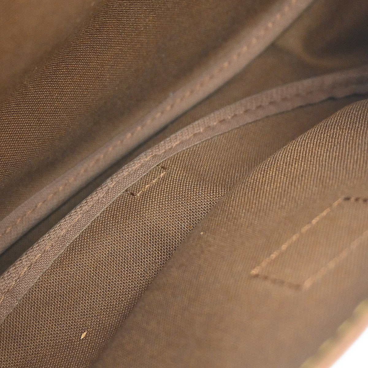 Louis Vuitton Saumur Handbag Monogram Canvas Brown Canvas Shoulder Bag Bag (Authentic Pre-Loved)