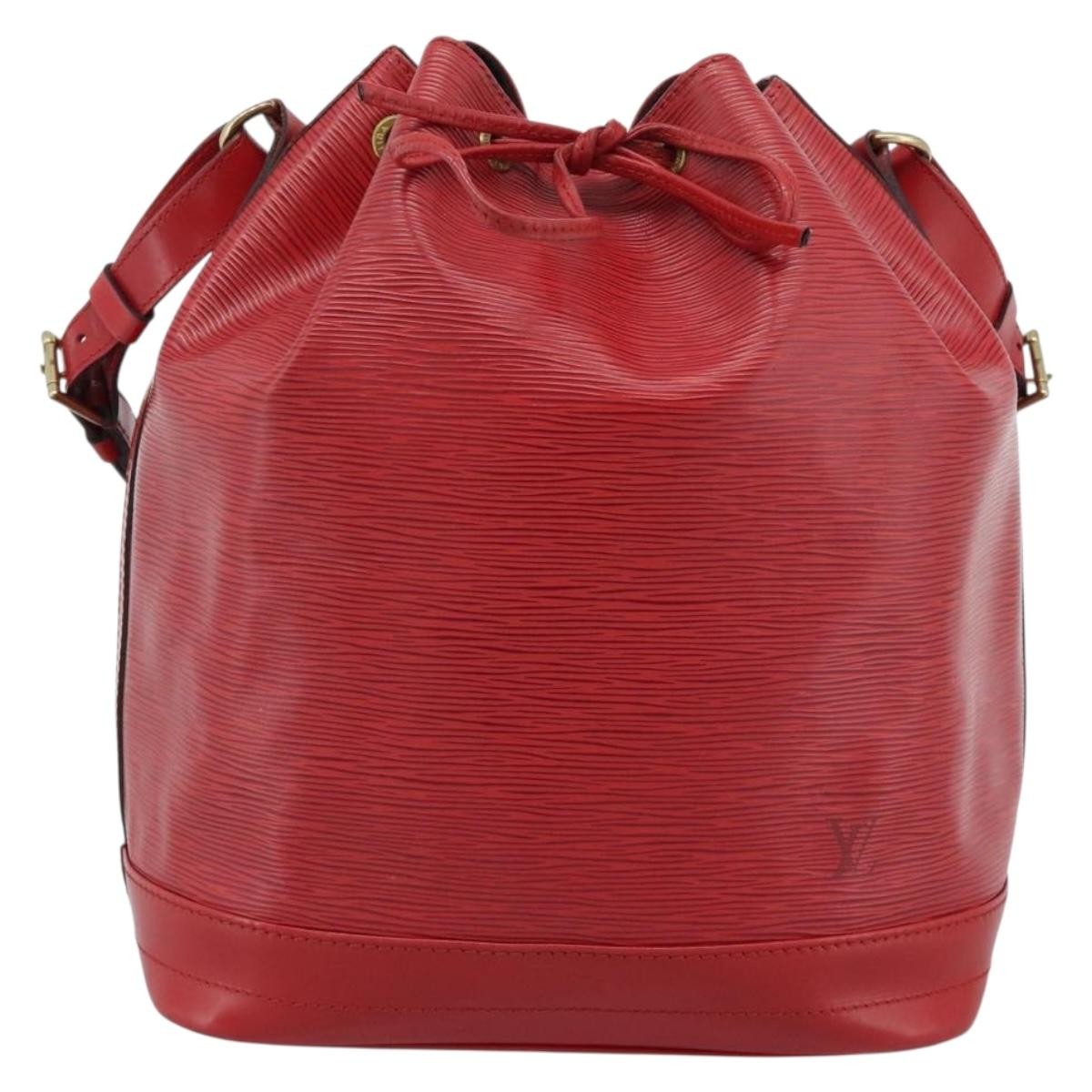 Louis Vuitton Louis Vuitton Petit Noe Nm Handbag Epi Leather Red Leather Shoulder Bag Bag (Pre-Loved)