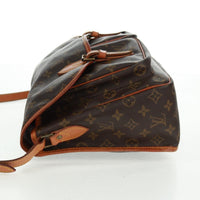 Louis Vuitton Sac Gibeciere Messenger Bag Monogram Canvas Brown Canvas Shoulder Bag Bag (Pre-Loved)