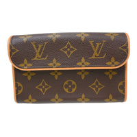 Louis Vuitton Louis Vuitton Florentine Pochette Monogram Canvas Brown Canvas Clutche & Pouche Bag (Pre-Loved)
