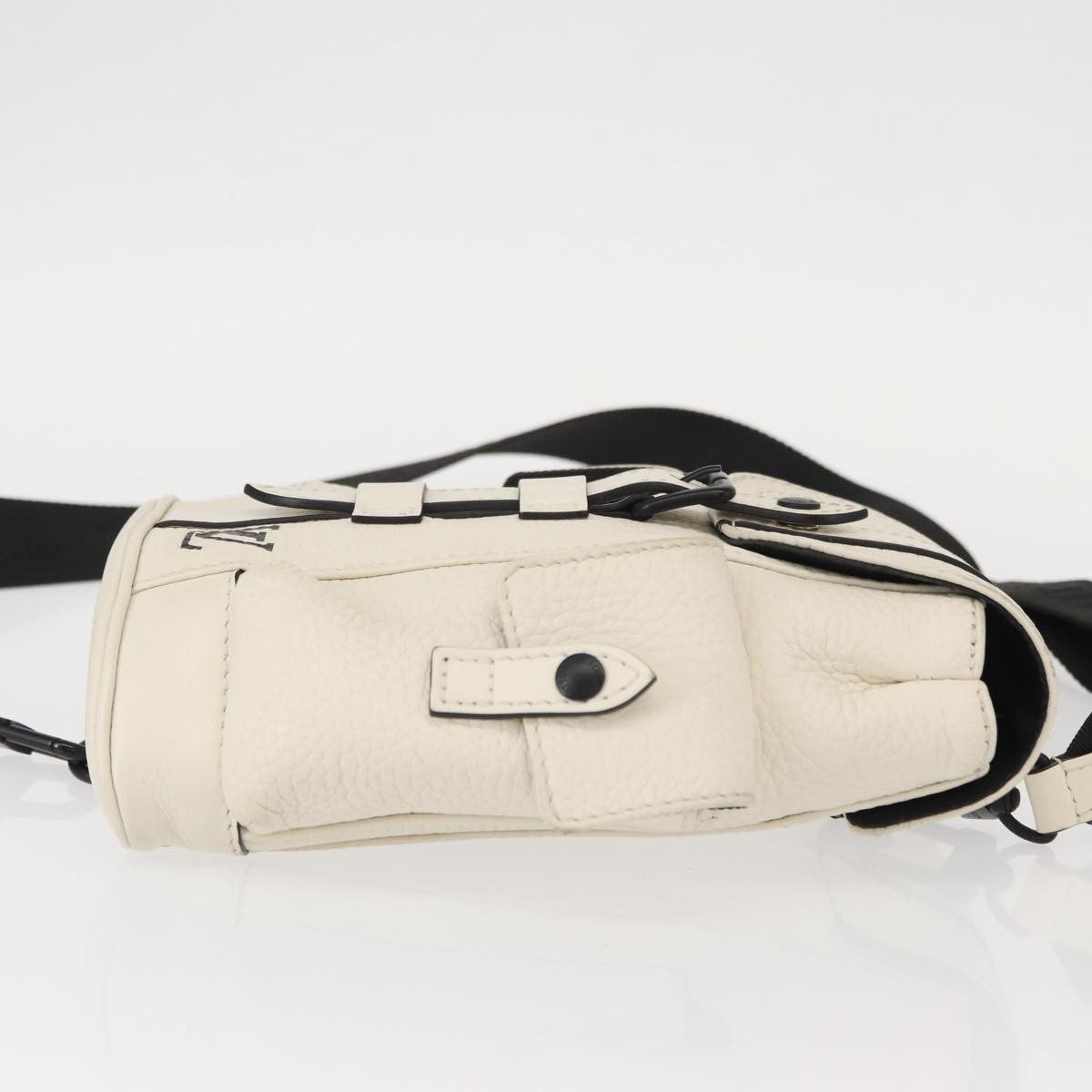 Louis Vuitton Louis Vuitton Christopher Backpack Taurillon Leather White Leather Shoulder Bag Bag (Pre-Loved)