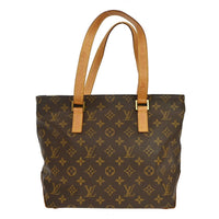 Louis Vuitton Cabas Piano Monogram Canvas Brown Canvas Tote Bag Bag (Pre-Loved)