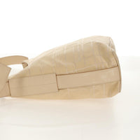 Salvatore Ferragamo Vintage Shoulder Bag Nylon Beige Nylon Shoulder Bag Bag (Authentic Pre-Loved)