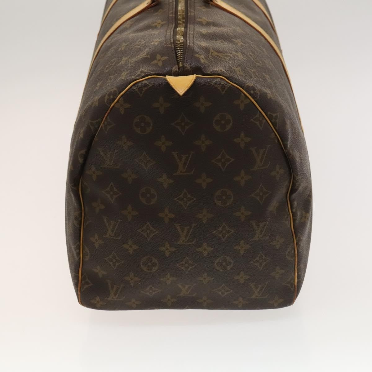 Louis Vuitton Keepall Bag Monogram Canvas Brown Canvas Travel Bag Bag (Authentic Pre-Loved)