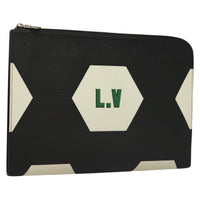 Louis Vuitton Pochette Jour Limited Edition Fifa World Cup Epi Leather Black Leather Clutche & Pouche Bag (Pre-Loved)