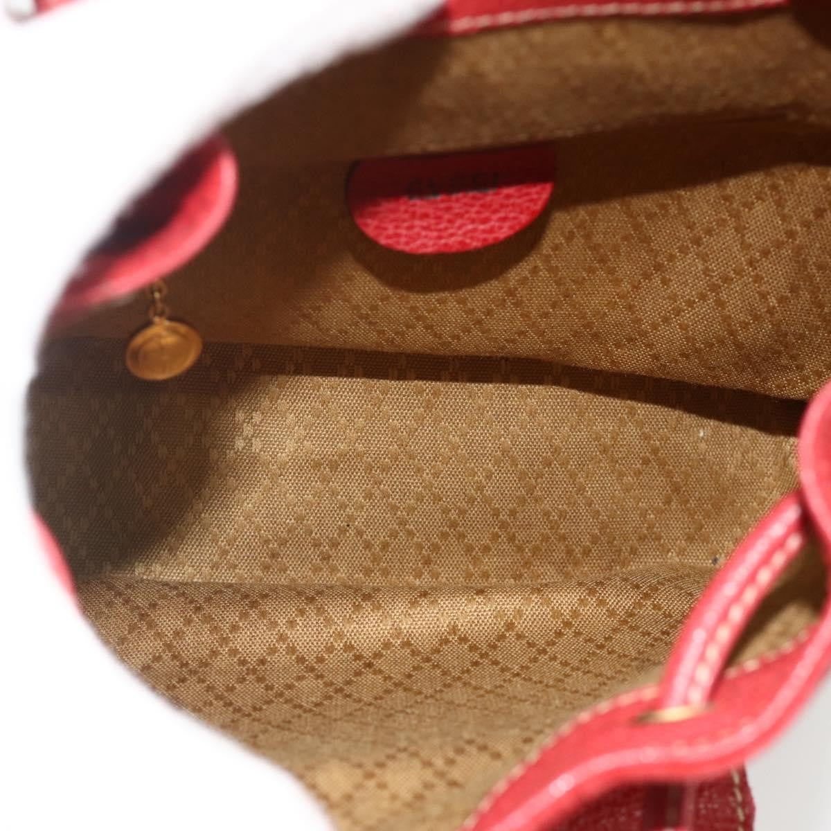Gucci Gucci Bamboo Backpack Daim Red Suede Backpack Bag (Authentic Pre-Loved)