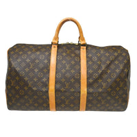 Louis Vuitton Louis Vuitton Keepall Bag Monogram Canvas Brown Canvas Travel Bag Bag (Pre-Loved)