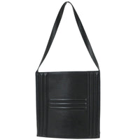 Hermes Cadena Bag Leather Black Leather Shoulder Bag Bag (Pre-Loved)