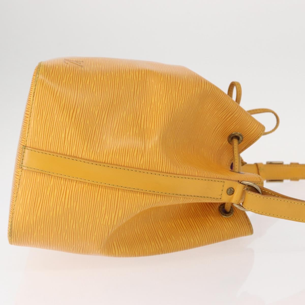 Louis Vuitton Petit Noe Handbag Epi Leather Yellow Leather Shoulder Bag Bag (Pre-Loved)