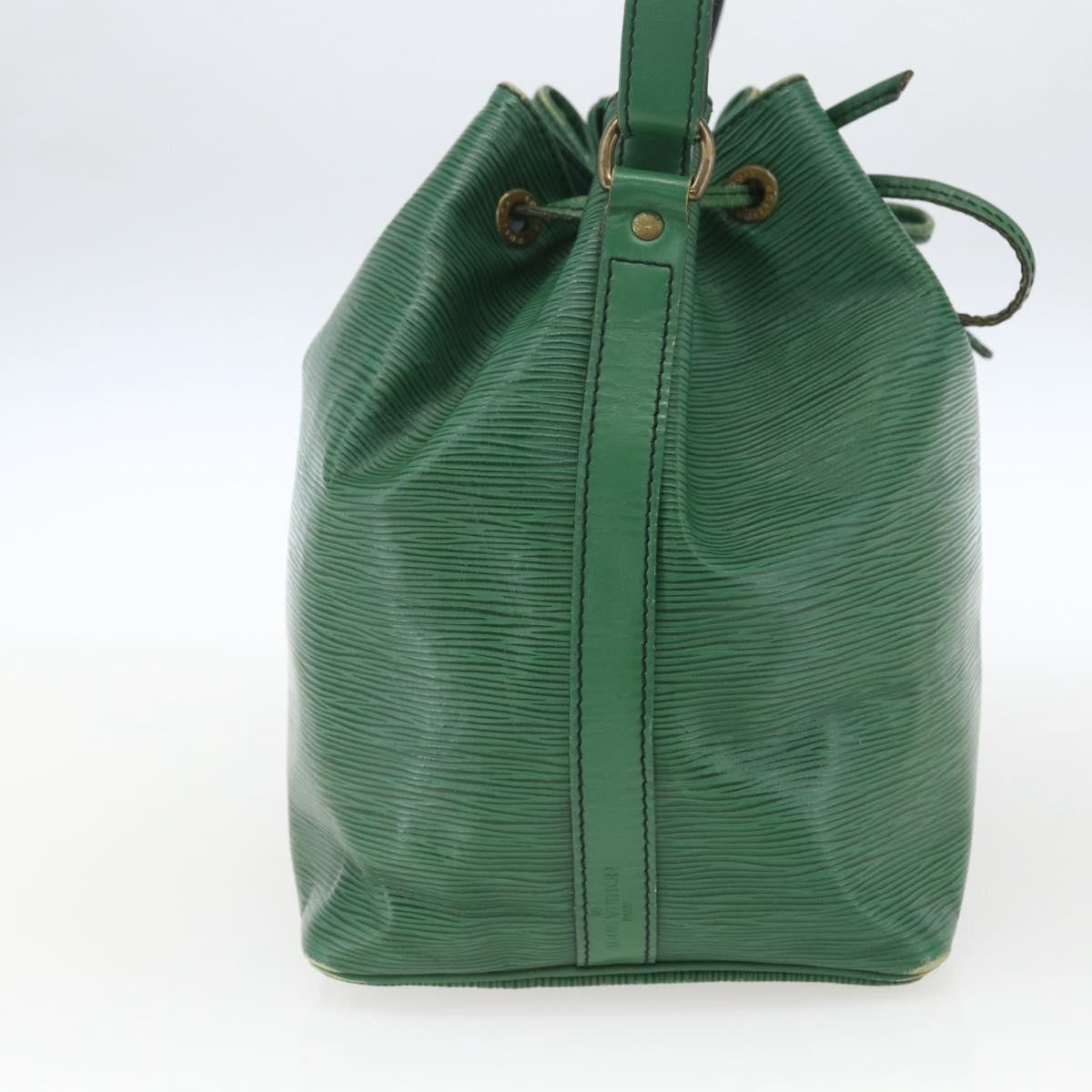 Louis Vuitton Petit Noe Handbag Epi Leather Green Leather Shoulder Bag Bag (Authentic Pre-Loved)