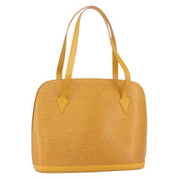 Louis Vuitton Lussac Handbag Epi Leather Yellow Leather Shoulder Bag Bag (Authentic Pre-Loved)